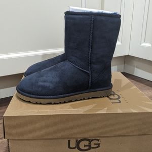 Ugg classic short navy blue boots